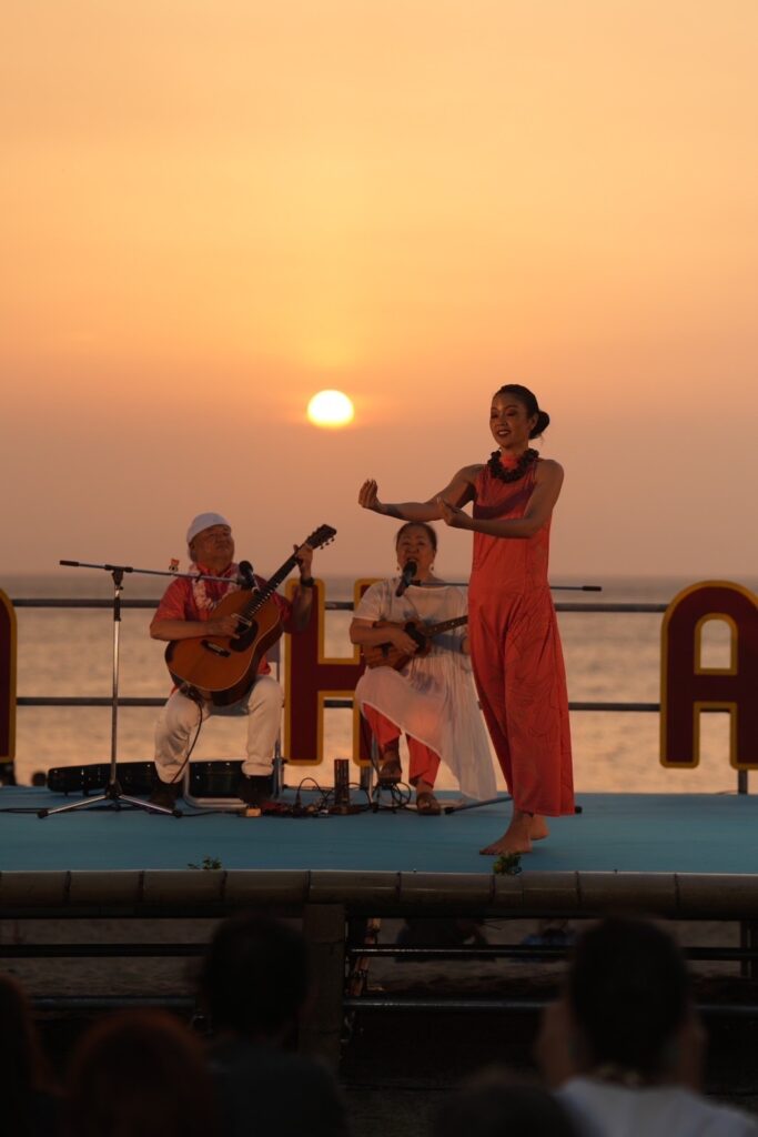 フラショー・夕焼け